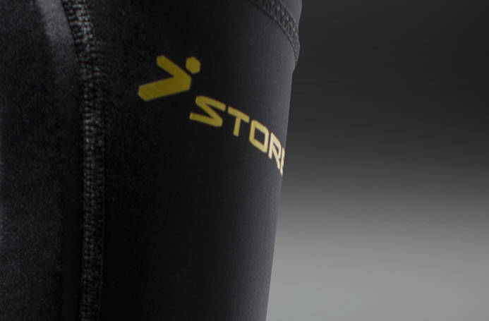 Storelli Body Shield Leg Guard – Parastinchi Con Imbottitura XRD Per Ragazzi, Protezione Calcio Da Impatto