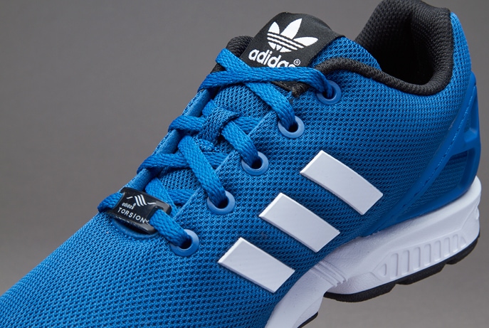 adidas Originals ZX Flux K - Boys Shoes - Equator Blue/White