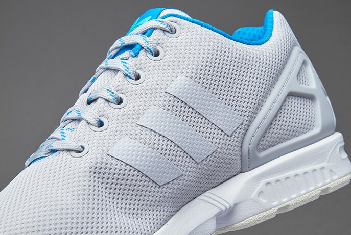 Flux GS （S size） adidas Originals ZX Flux - Mens Shoes - Solid Grey / Shock