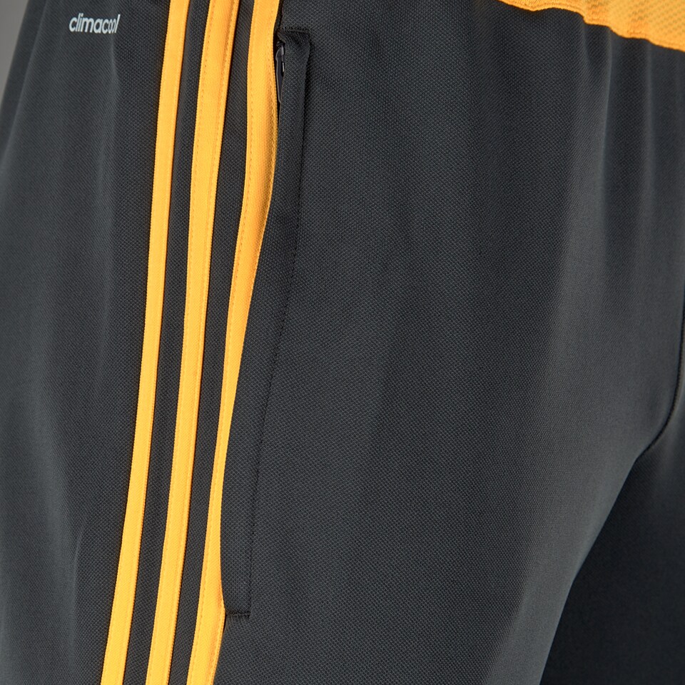 adidas Tiro 15 Training Pants - Mens Apparel - Dark Grey/Solar Gold |