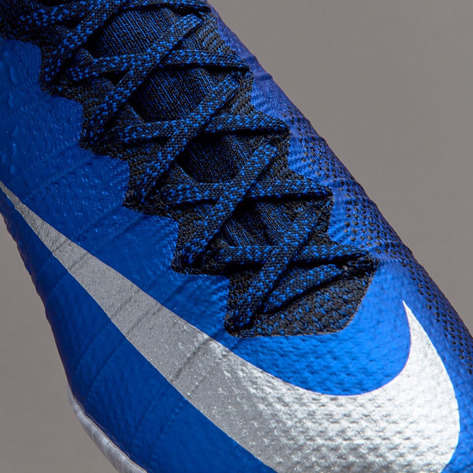 Nike MercurialX Proximo IC -Zapatillas de fútbol- Cristiano Ronaldo-CR7-Azul/Plateado/Azul Racer | Pro:Direct Soccer