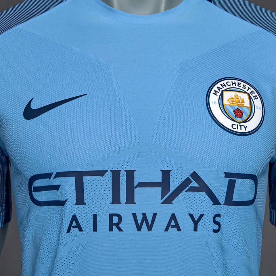 Nike Manchester City 16/17 SS Home Vapor Match Jersey - Mens