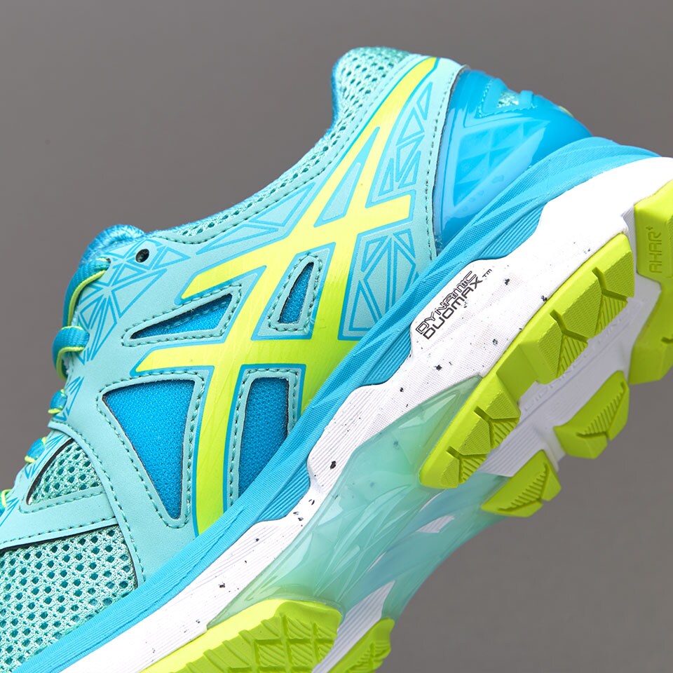 Asics Womens GT-2000 4 - Aruba Blue/Safety Yellow/Aqaurium - Womens ...