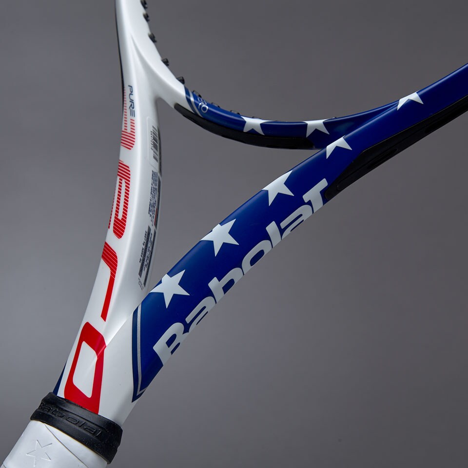 Babolat Pure Aero unstrung Stars Stripes Red White Blue