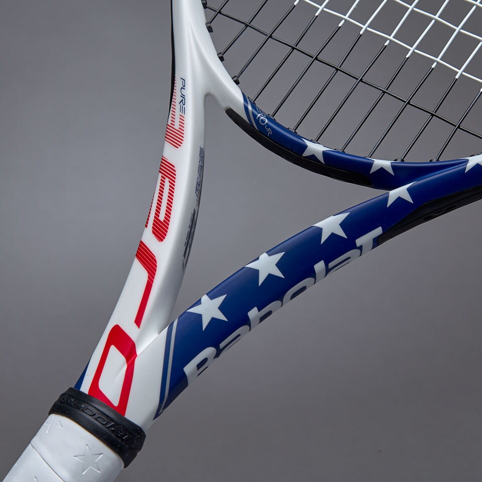 Babolat Pure Aero Stars Stripes JNR Red White Blue