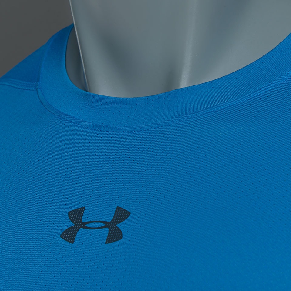 Under Armour HG Armour Supervent SS Mens Base Layer Compression Brilliant Blue