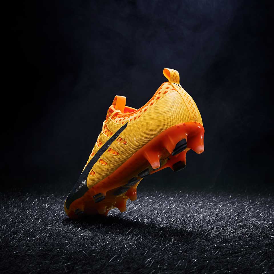 プーマエブォパワーVigar1 PUMA エヴォパワー VIGOR 1 グラフィック FG セーフティイエロー