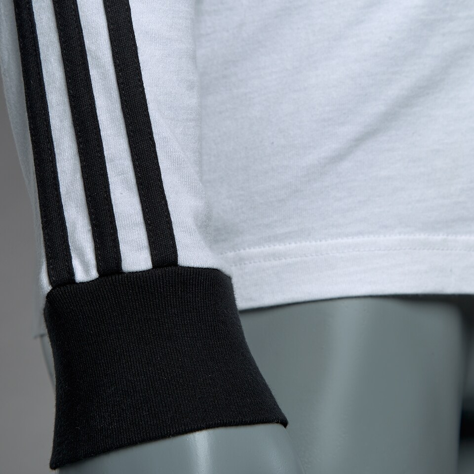 adidas BL LA JERSEY Long-Sleeve Men Black/White FM1558 - KICKS CREW