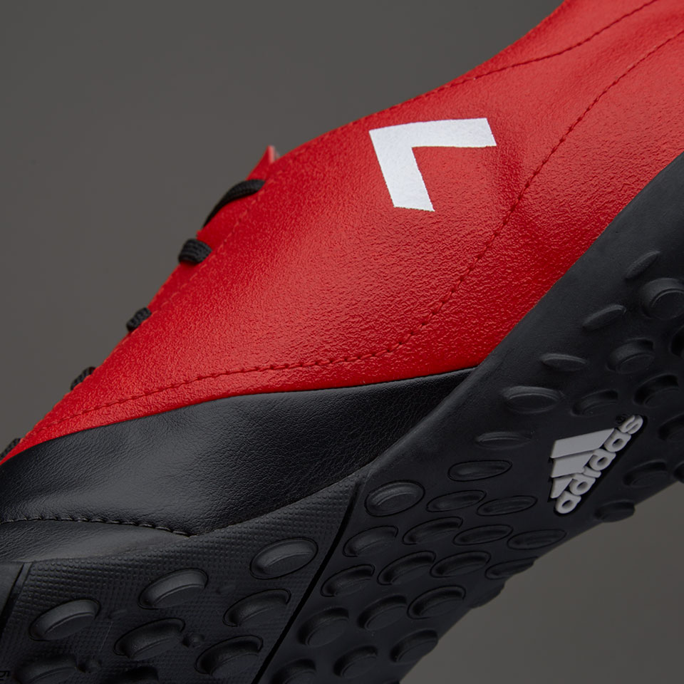 adidas ACE 17.4 TF - Mens Soccer Cleats - Turf Trainer - Red/White