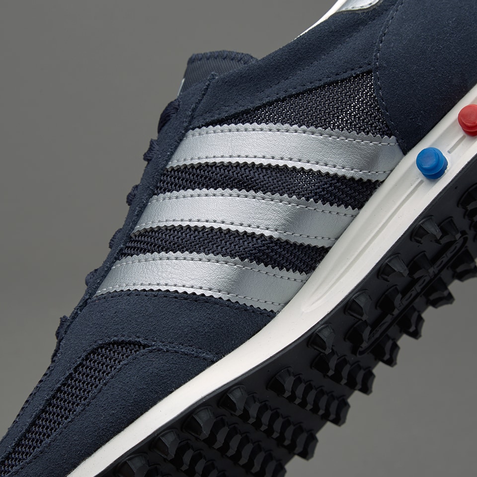 Navy La Trainer Silver Adidas La Trainer Og Navy/silver