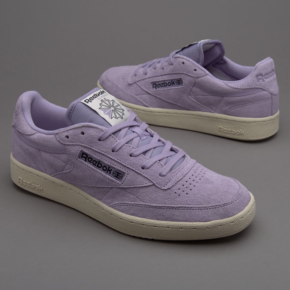 Mens Shoes Reebok Club C 85 Pastels Moon Violet/Paperwhite