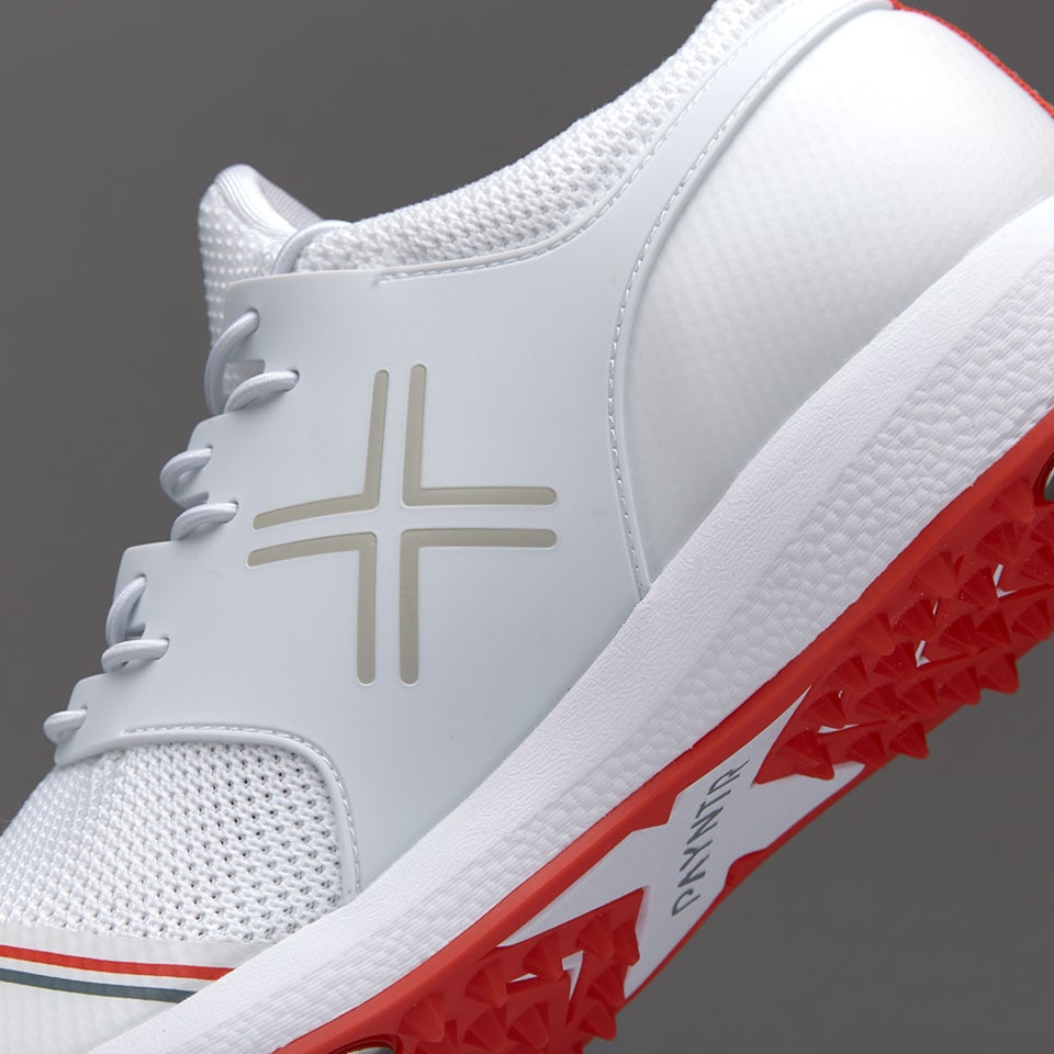 Payntr X Junior Cricket Shoe Red Boys Shoes Spikes