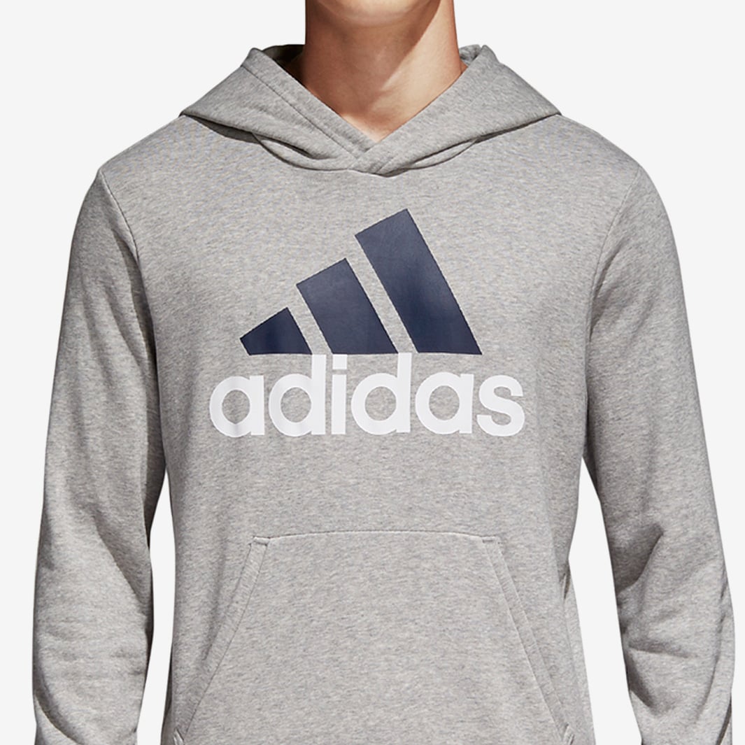 Ropa hombre Sudadera adidas Essential Linen Pullover - Gris - S98775 | Pro:Direct Soccer