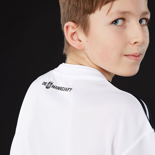 adidas Germany 2018 Home Youth Shirt - White/Black image 4 |