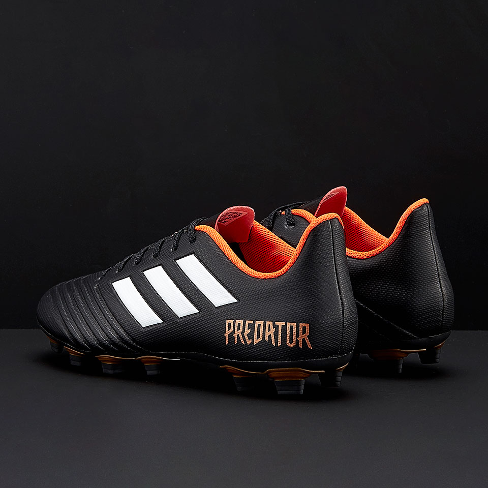 adidas Predator 18.4 FxG - Mens Boots - Firm Ground - CP9265 - Core Black/White/Solar Red | Soccer
