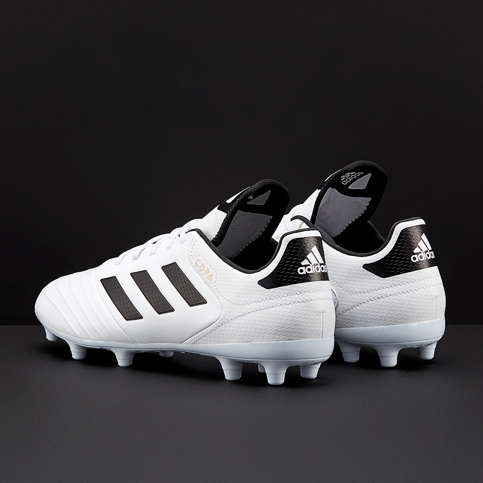 Botas de - adidas 18.3 FG - Blanco/Negro/Dorado BB6358 Pro:Direct Soccer