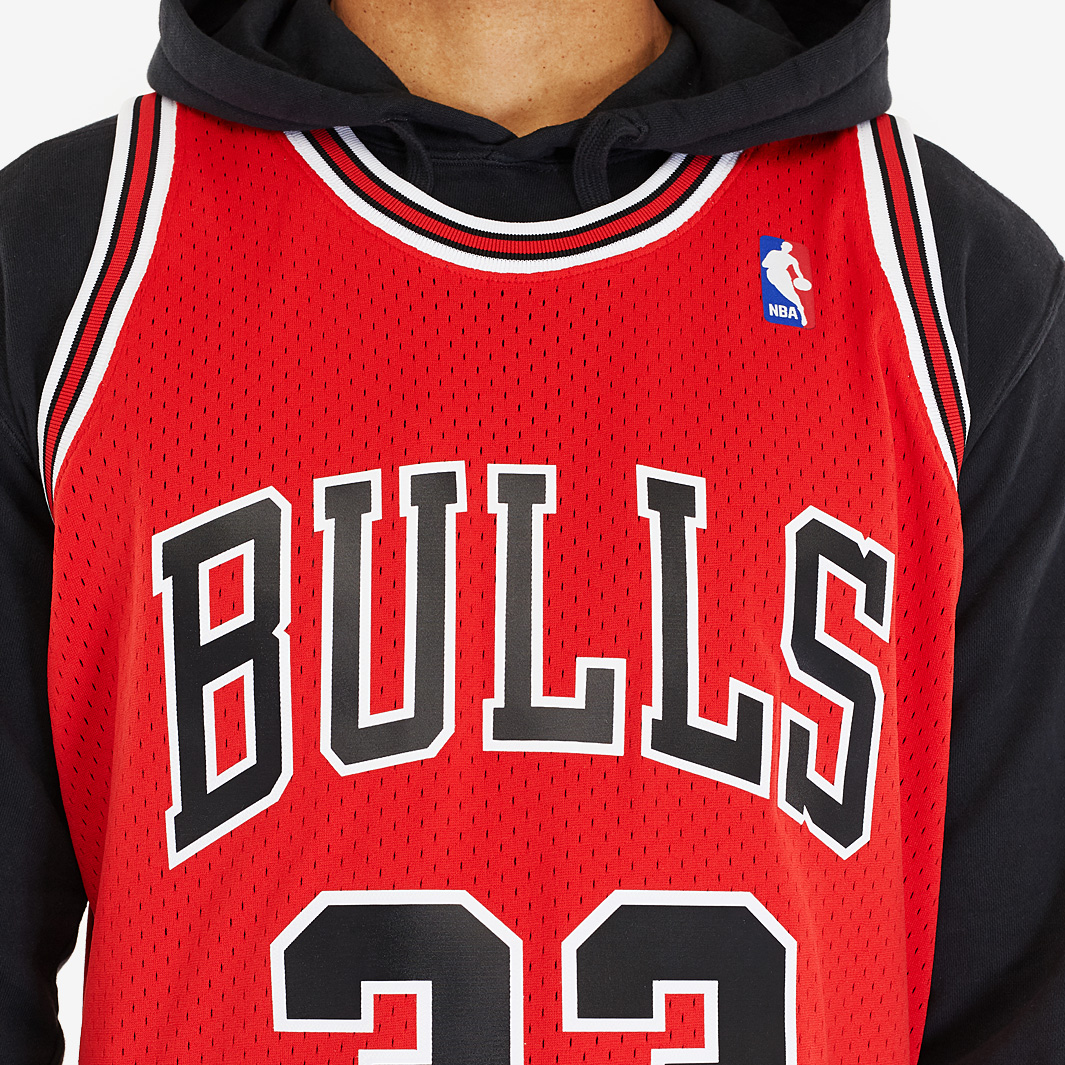 Maillot Chicago Bulls Scottie Pippen #33 Mitchell & Ness - Taille L - Occasion Comme Neuf - Rouge