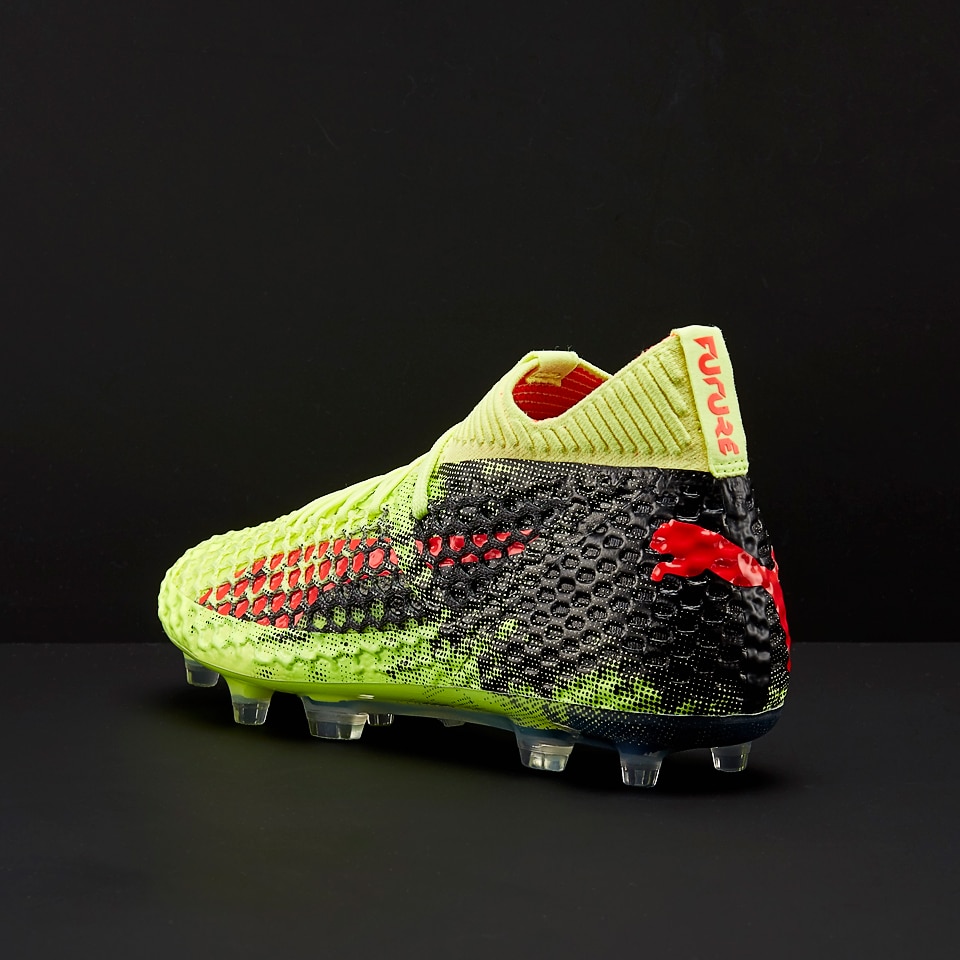 PUMA Future 18.1 Netfit FG/AG GRIZI - Black/Silver LIMITED