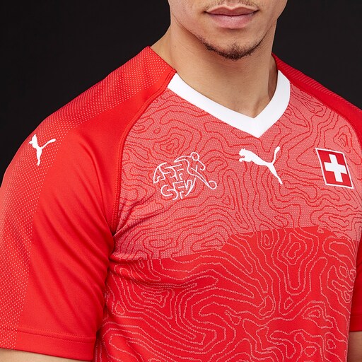 Puma Switzerland Home Shirt - Puma Red/Puma White image 4 |