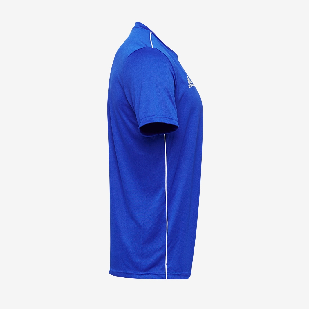 adidas Core 18 Training Jersey - Bold Blue/White - Mens Football ...