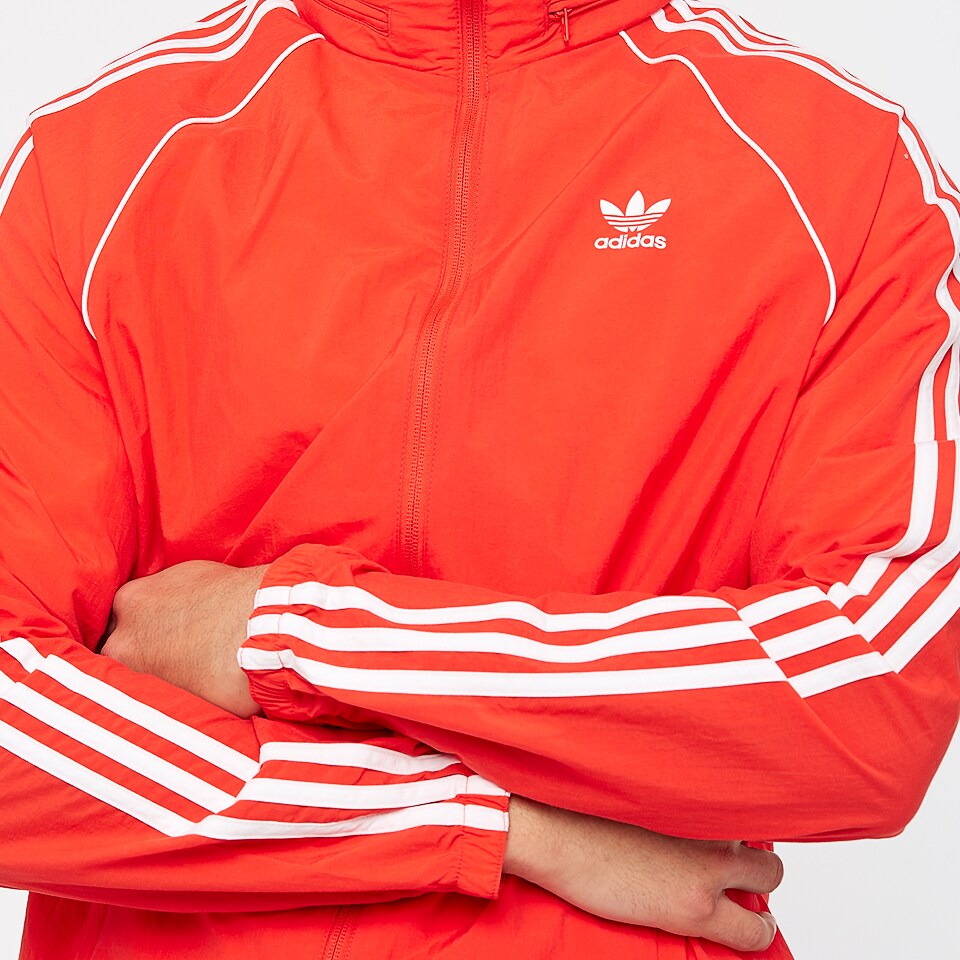 Mens Clothing adidas Originals SST Windbreaker Hi Res Red