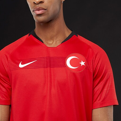 Nike Turkey 2018 Stadium Home SS Jersey - University Red/Black/White image 4 |