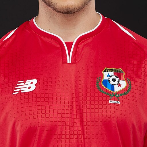 New Balance Panama 2018 Home SS Shirt - Red image 4 |