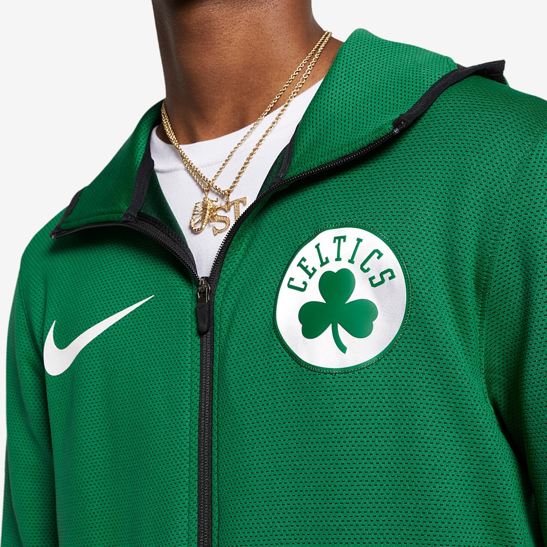 Nike NBA Therma Flex Boston Celtics On-Court Warm-Up Hoodie L Jacket  CN4012-312