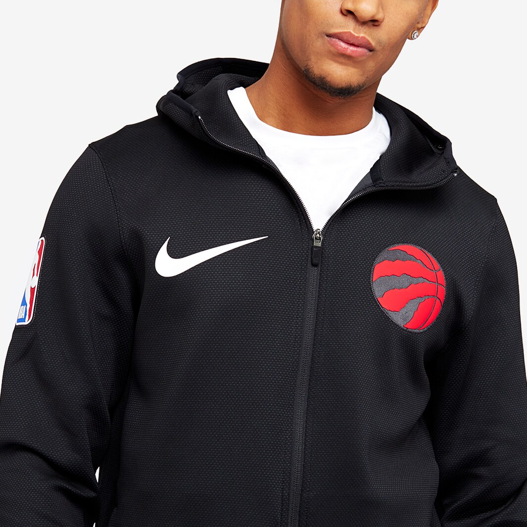 Ropa oficial de la NBA - con capucha - Nike NBA Toronto Raptors Therma Flex Showtime - Negro - Baloncesto | Pro:Direct