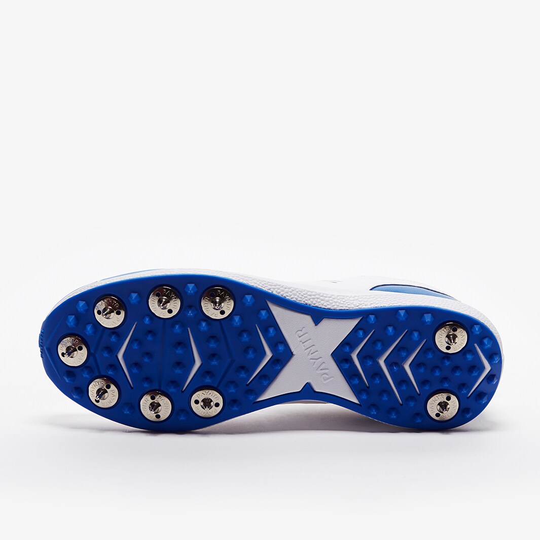 Payntr V Junior Cricket Spike White/Blue Boys Shoes