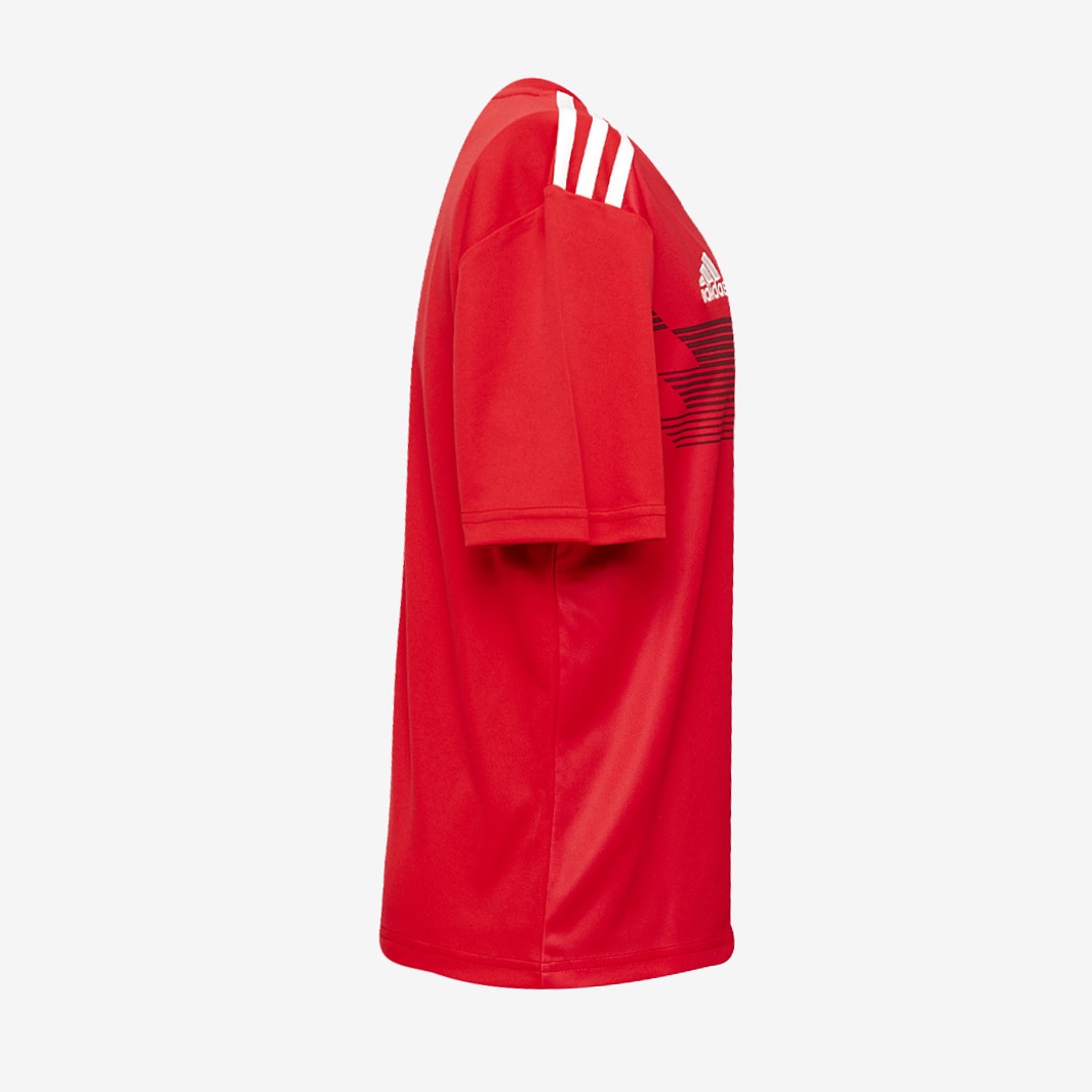 adidas Campeon 19 Shirt Rot/Weiß Herren Fußball Teamwear Pro