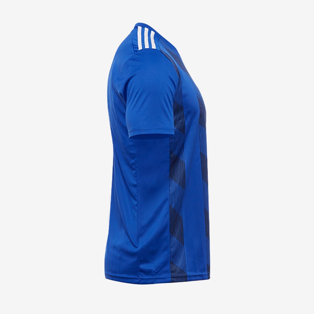 adidas Striped 19 Jersey Bold Blue/White Mens Football