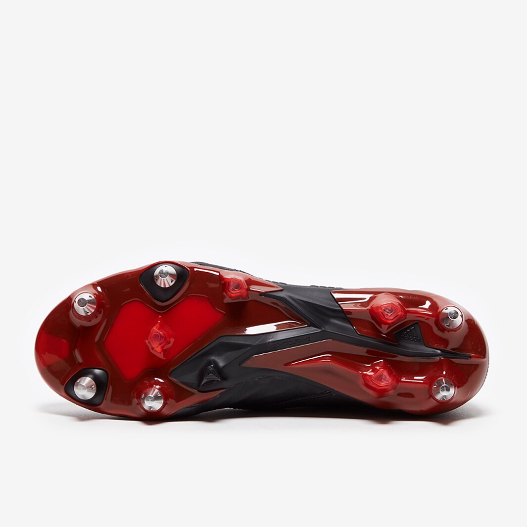 adidas Predator 18.1 Leather SG - Core Black/White/Red