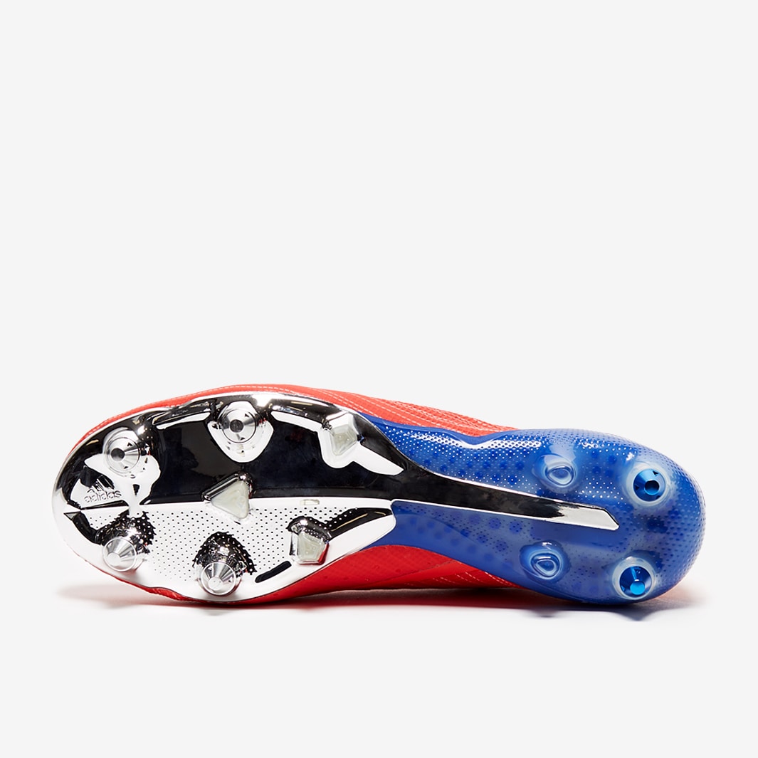 adidas X 18+ SG - Active Red/Silver Metallic/Bold Blue