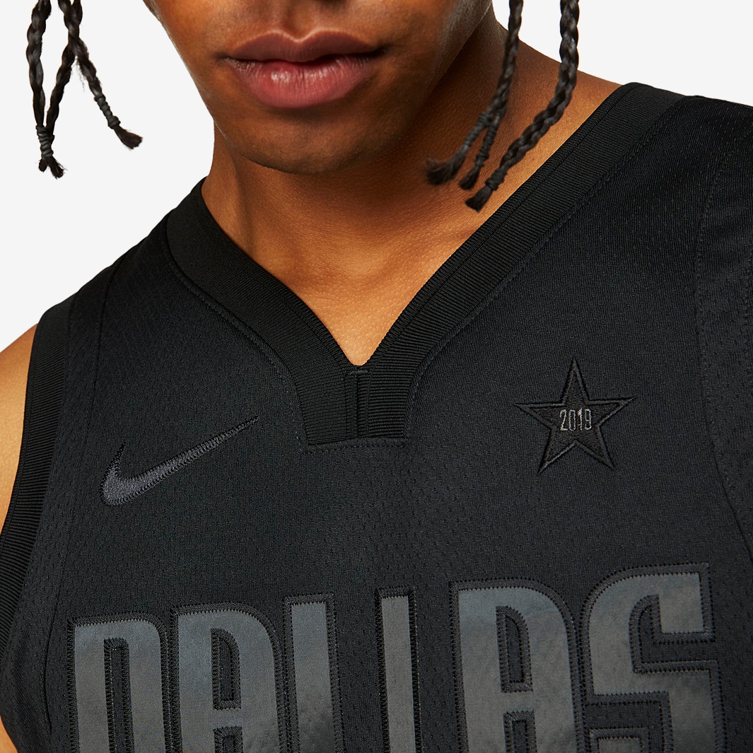 NWT Nike NBA Dirk Nowitzki Dallas Mavericks Black MVP Jersey RARE