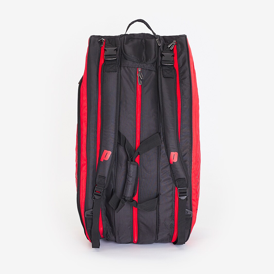 Prince Tour Challenger 9 Racket Bag - Black/Red - Bags & Luggage | Pro ...