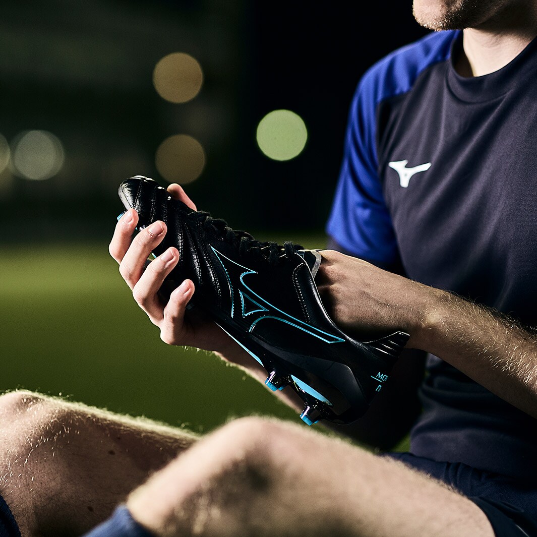Mizuno Morelia Neo II FG Made In Japan - Black/Blue Atoll