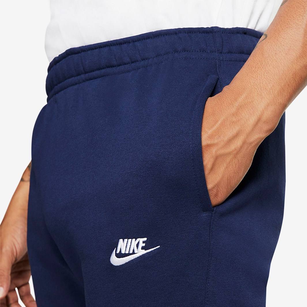 Nike Sportswear Club Fleece Jogger - Midnight Navy/White - Mens Clothing