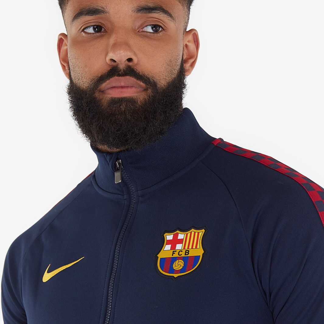 Nike FC Barcelona 2019/20 I96 Jacket - Obsidian/Noble Red