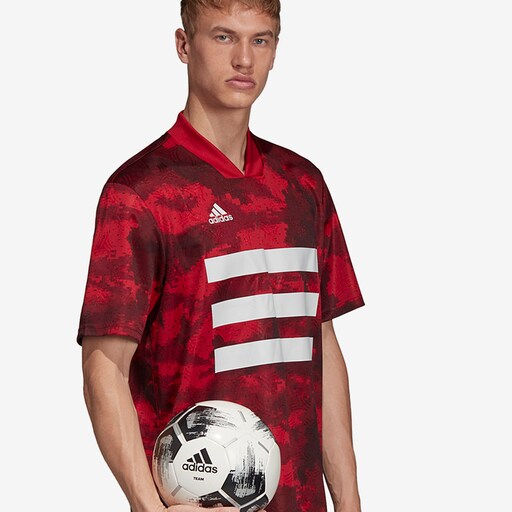 adidas Tango AOP Shirt - Active Maroon image 4 |