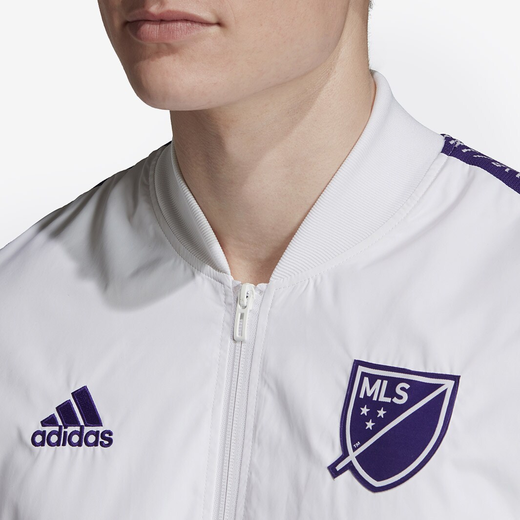 adidas MLS All-Star Anthem Jacket - White - Mens Replica