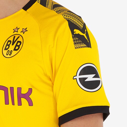 Puma Borussia Dortmund 19/20 Home Jersey SS - Cyber Yellow/Puma Black image 4 |