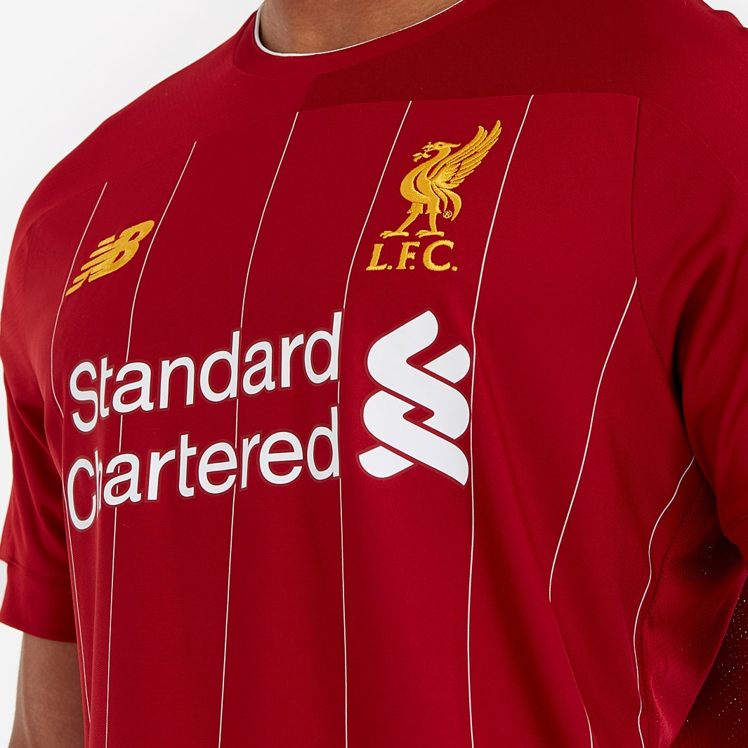 New Balance Liverpool FC 19/20 Home SS Jersey - Red - Shirts