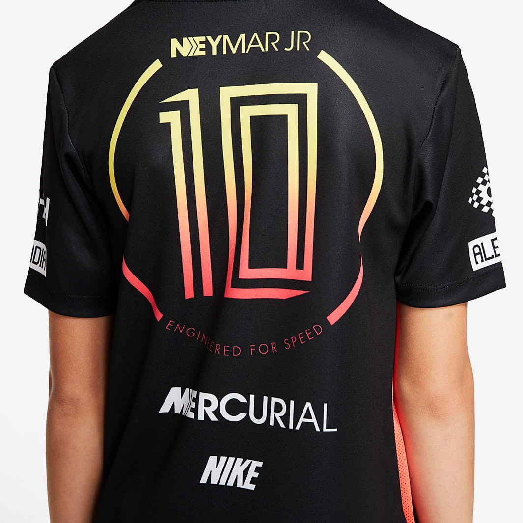 Camiseta Nike Neymar Dry para niños - Negro/Carmesí/Blanco - Ropa para - Camisetas | Pro:Direct