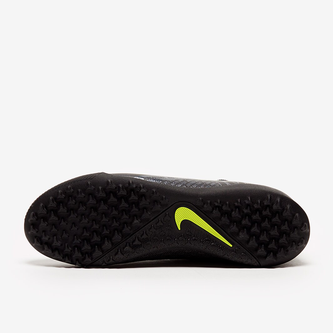 Nike Phantom VSN Academy DF TF - Black/Volt - Turf Trainer