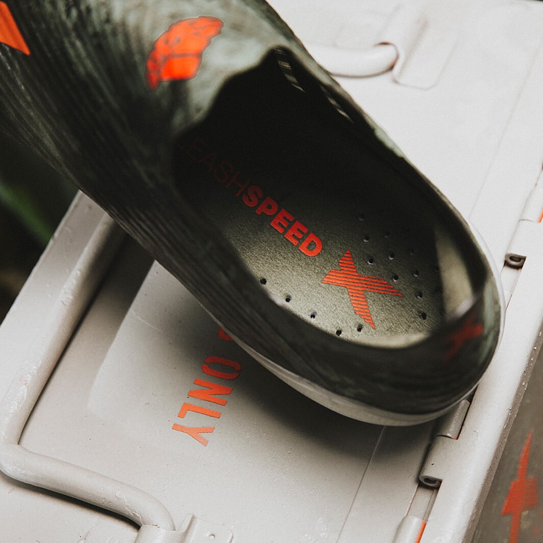 adidas X 19+ FG サッカーシューズ US8 adidas X 19+ FG - Legacy Green/Solar Orange/Chalk - Firm