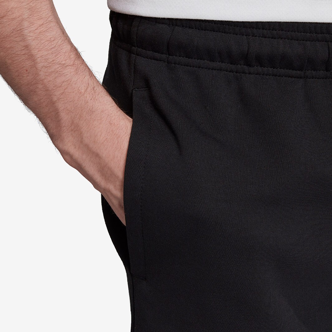 adidas MH 3Stripe Short Mens Clothing Shorts Black/White