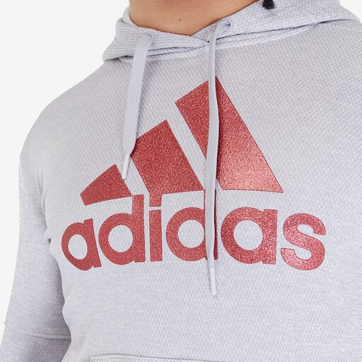adidas BOS Hoody Shine - Grey/Maroon image 4 |