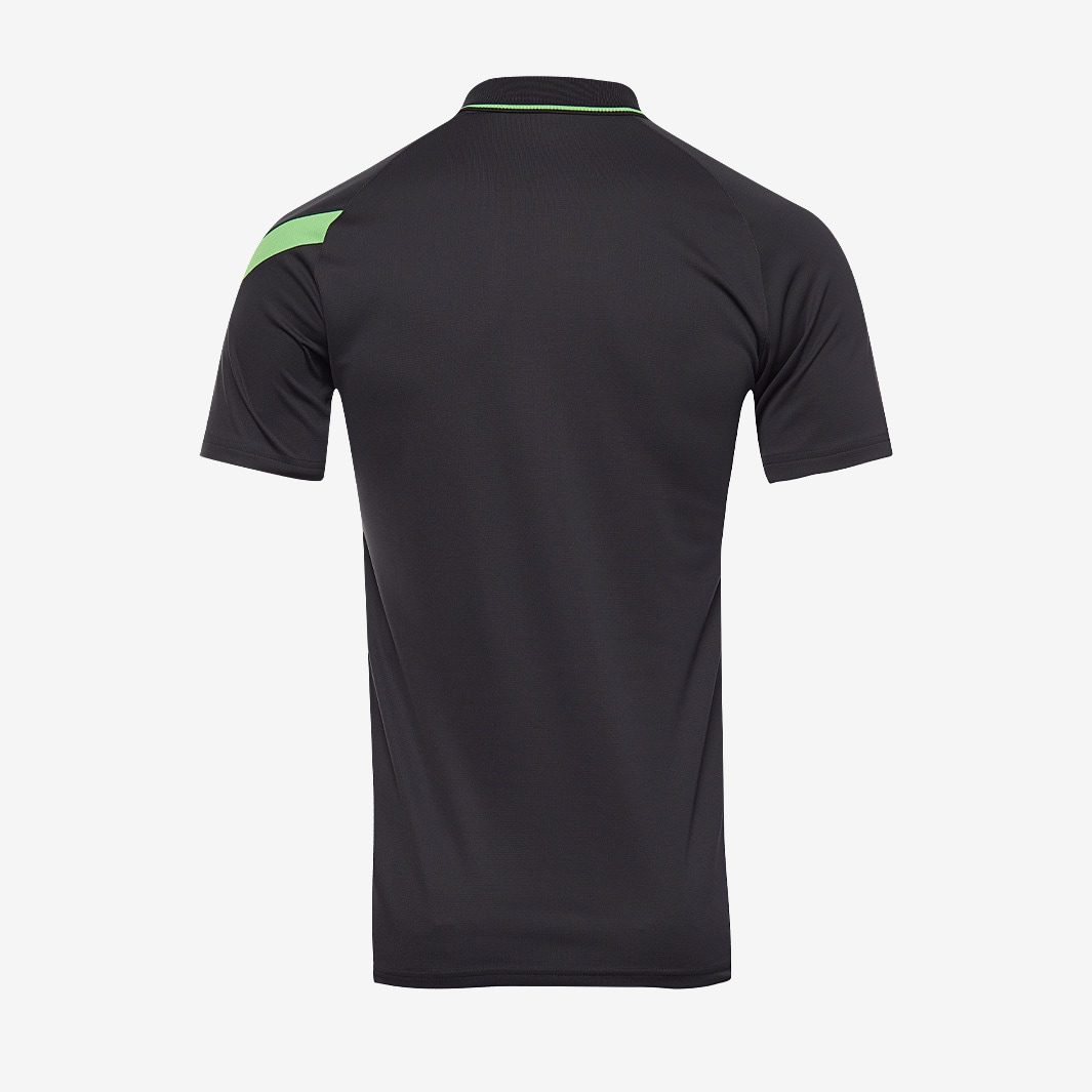 Nike Academy Pro Polo Shirt - Anthracite/Green Strike/White - Mens ...