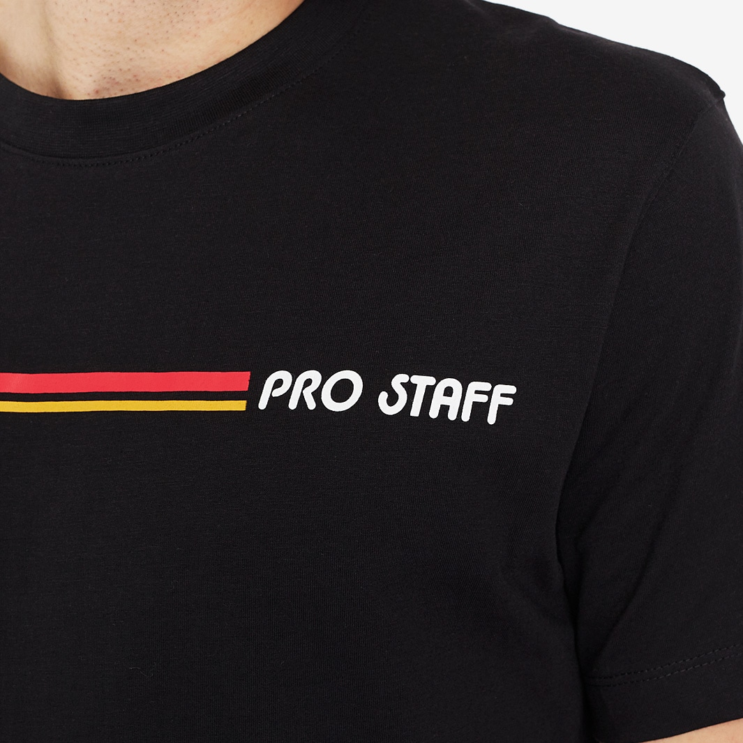 PRO STAFF ブラック Tシャツ　L Wilson Pro Staff Tech Tee - Black - Mens Clothing | Pro:Direct Tennis